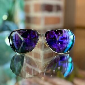 DIOR Purple Metal Aviator Chicago2 Sunglasses
